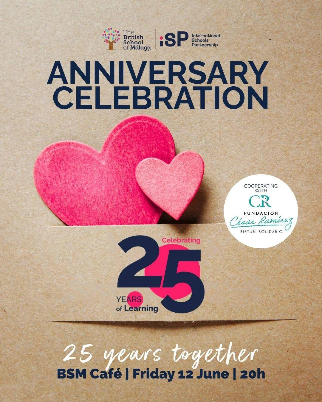 Este año celebramos un momento muy especial: el 25º Aniversario de nuestro colegio